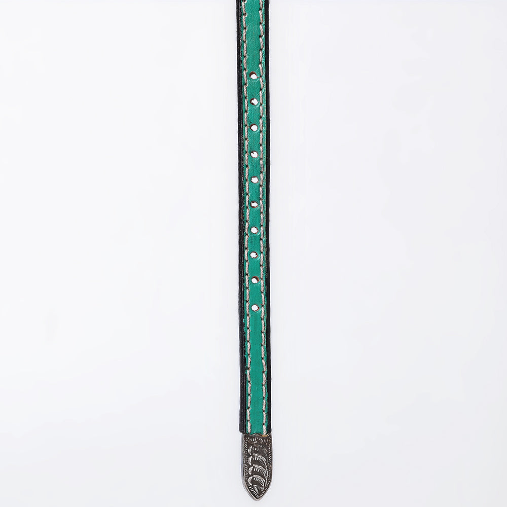 American Darling Hand tooled Hatband Genuine American Leather Western Adjustable Unisex