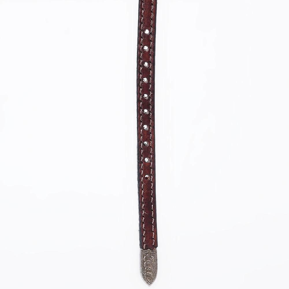 American Darling Hand tooled Hatband Genuine American Leather Western Adjustable Unisex