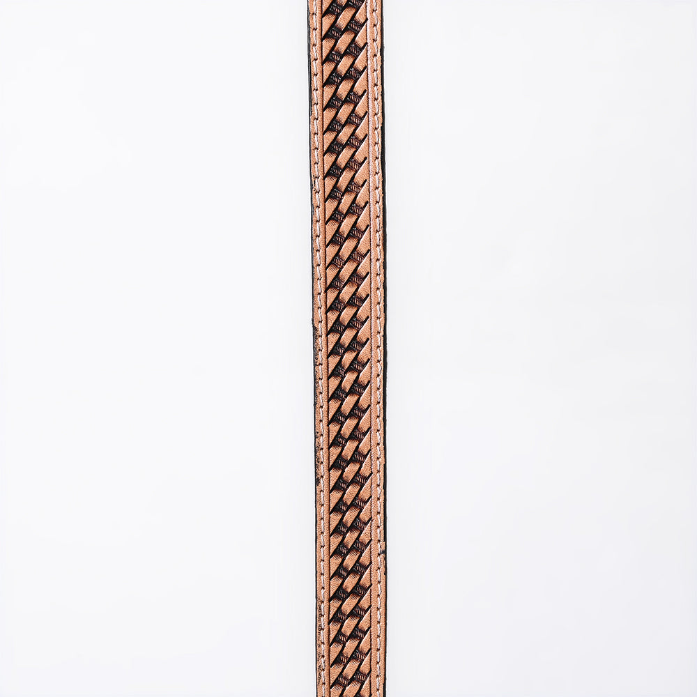 American Darling Hand tooled Hatband Genuine American Leather Western Adjustable Unisex