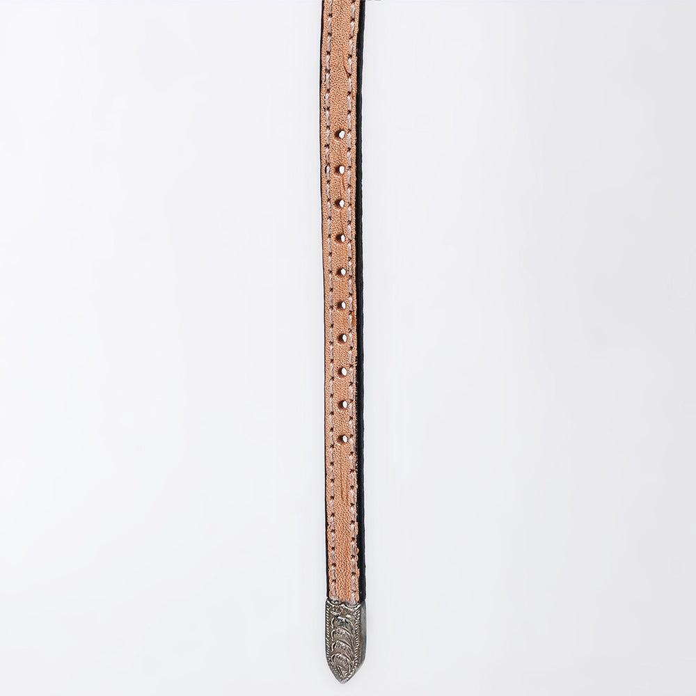 American Darling Hand tooled Hatband Genuine American Leather Western Adjustable Unisex