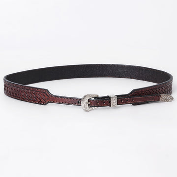 American Darling Hand tooled Hatband Genuine American Leather Western Adjustable Unisex