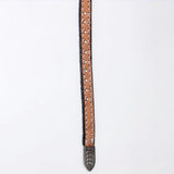 American Darling Hand tooled Hatband Genuine American Leather Western Adjustable Unisex