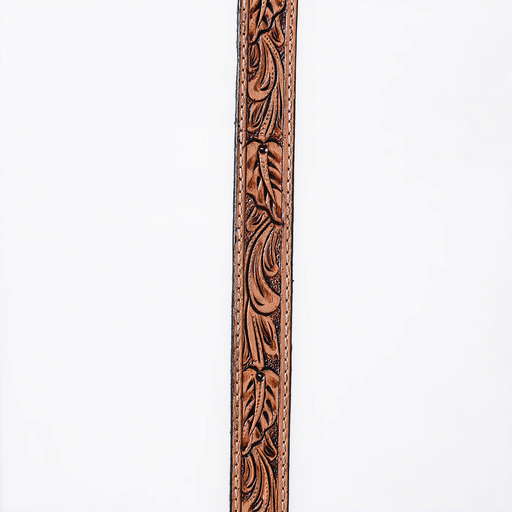 American Darling Hand tooled Hatband Genuine Leather Western Adjustable Unisex