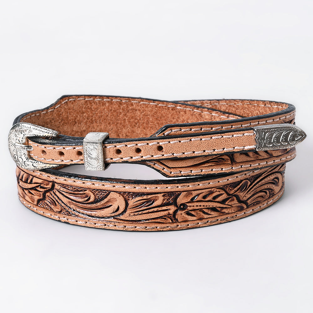 American Darling Hand tooled Hatband Genuine Leather Western Adjustable Unisex