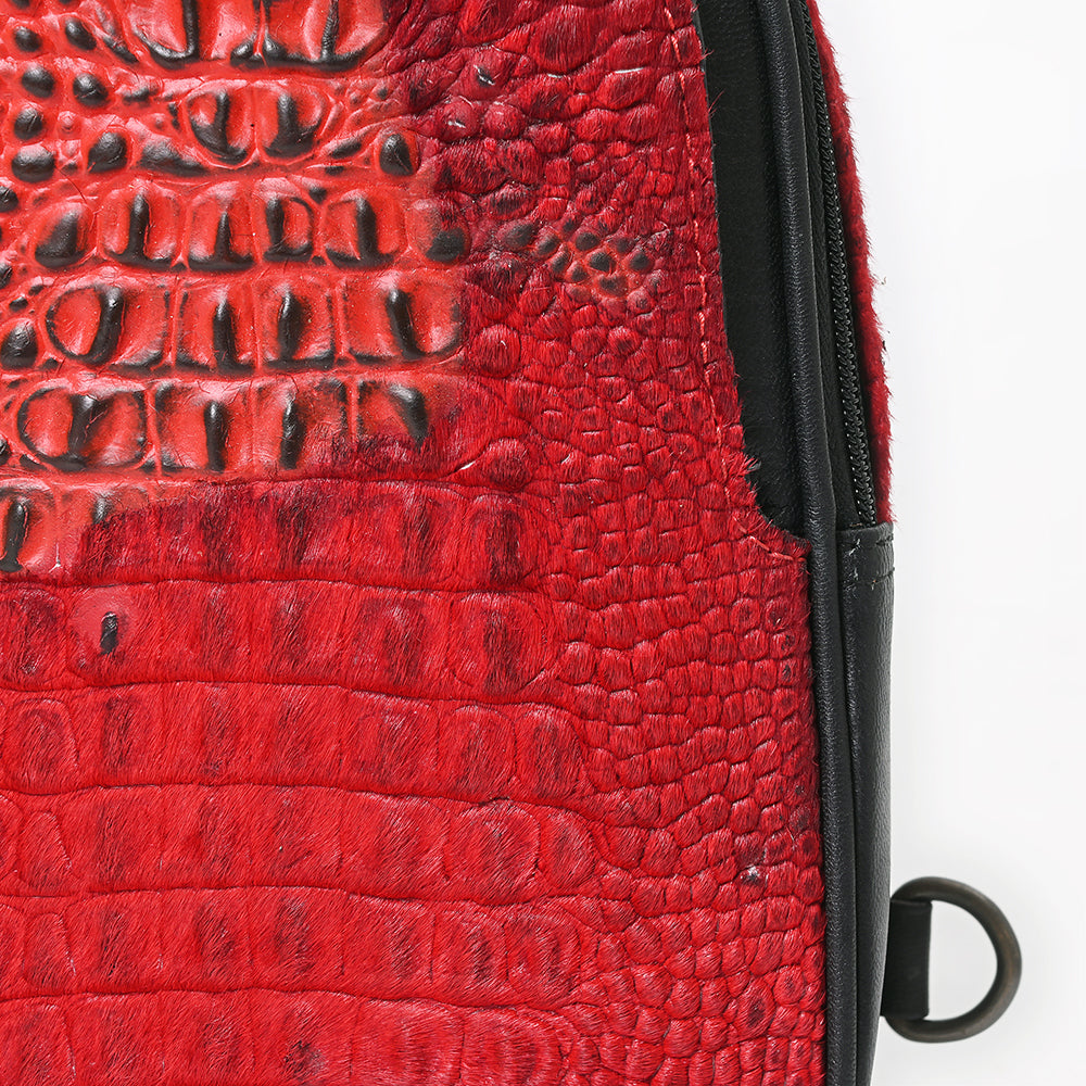 American Darling Crocodile embossed Genuine Leather women bag western handbag purse
