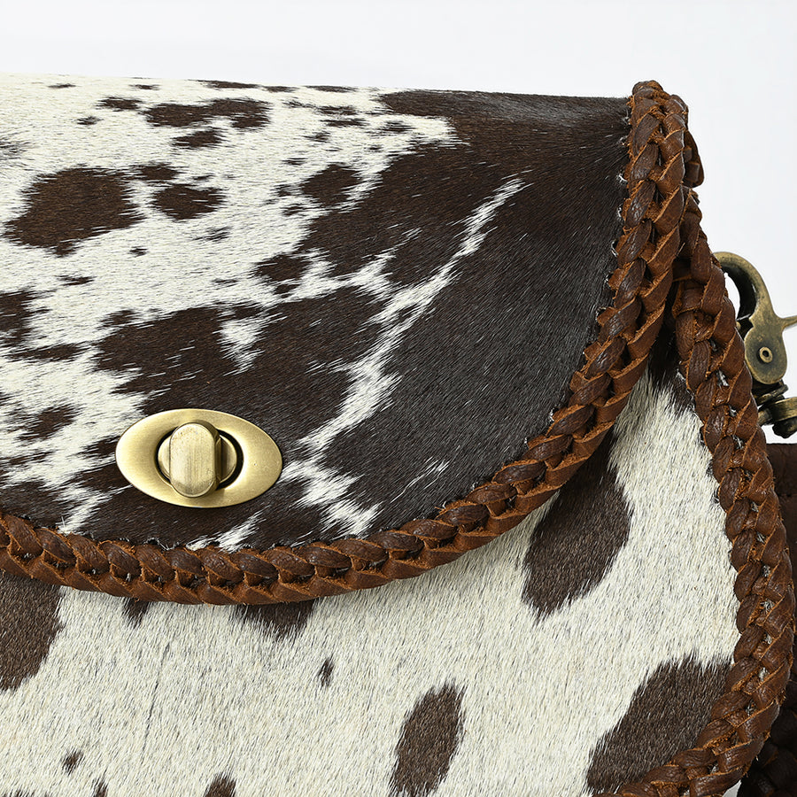 American Darling Small Crossbody Hair On Genuine Leather Western Women Bag Handbag Purse | for Cute