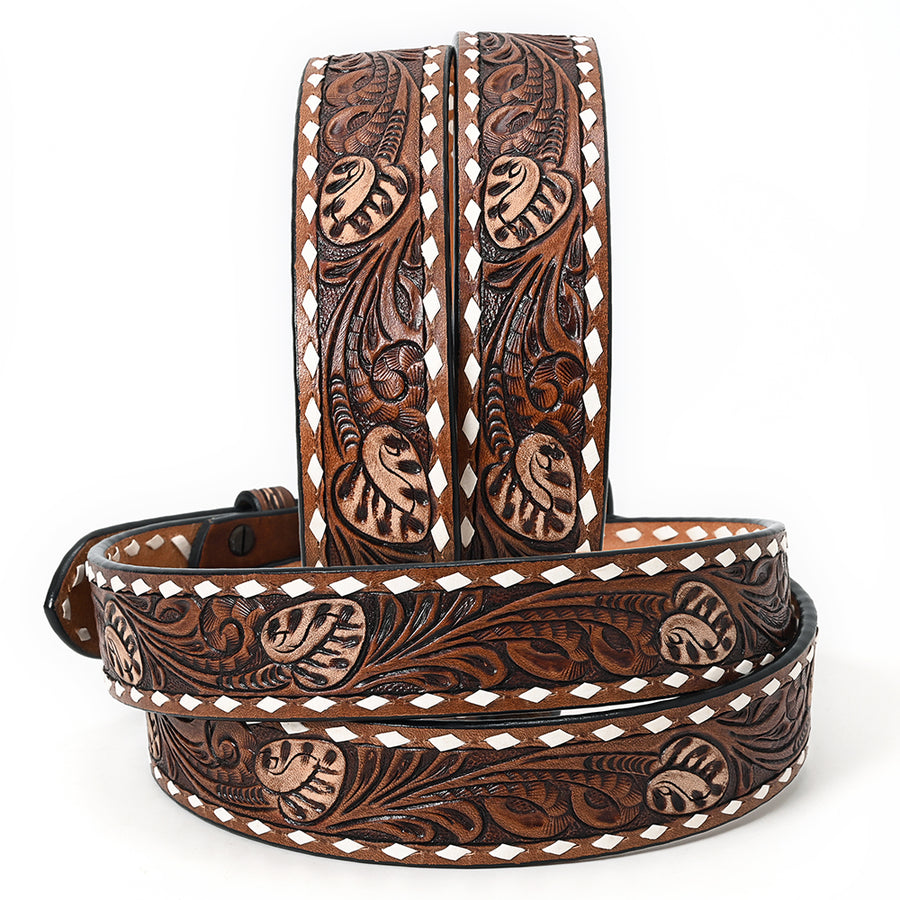 American Darling Beautifully Hand Tooled Genuine American Leather Belt Men and Women
