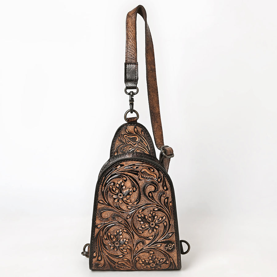 American Darling Sling Hand Tooled Leather Women Bag Western Handbag Purse| Handbags |Leather | Summer