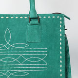 American Darling Tote Genuine Suede Leather Women Bag Western Handbag Purse