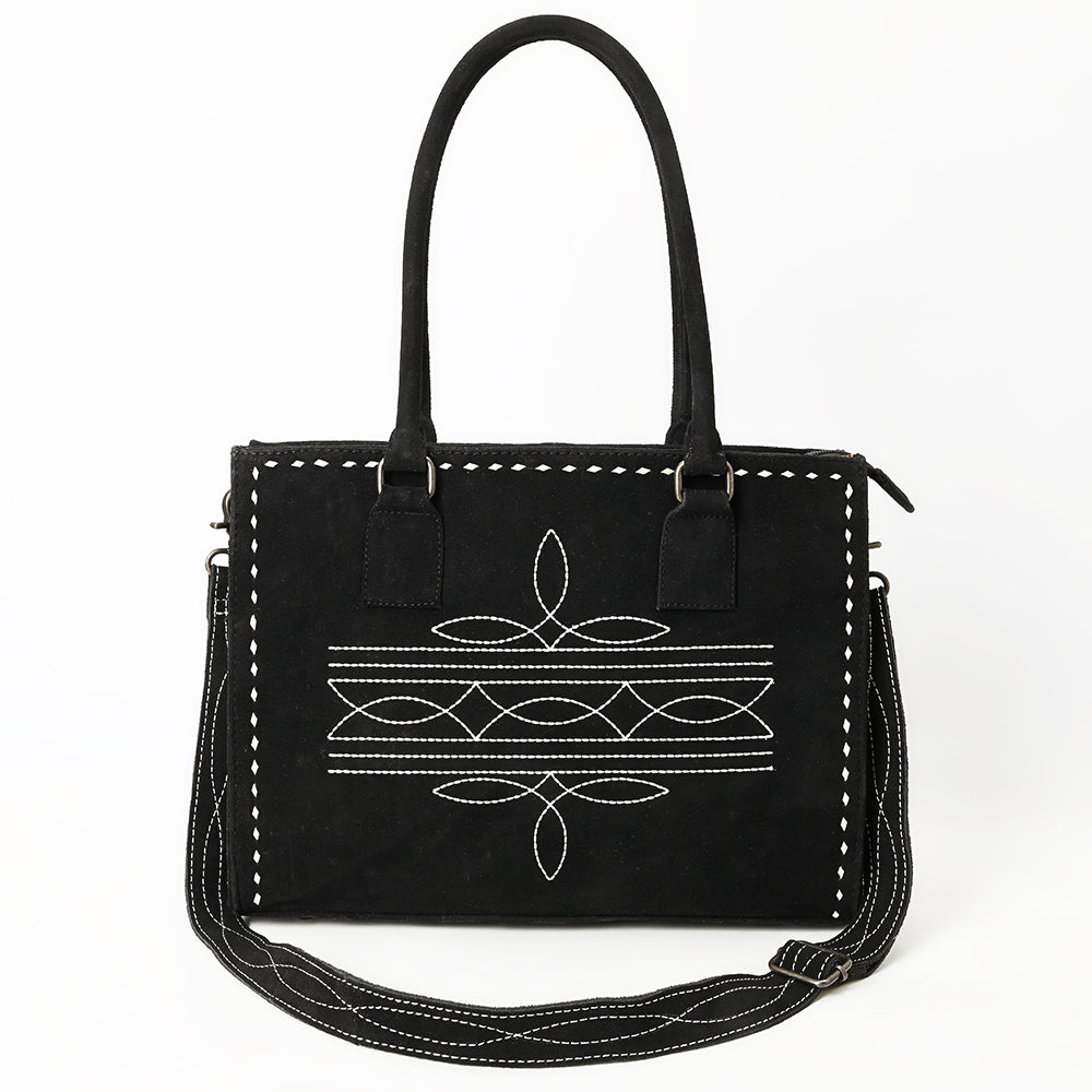 American Darling Tote Genuine Suede Leather Women Bag Western Handbag Purse