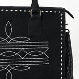 American Darling Tote Genuine Suede Leather Women Bag Western Handbag Purse