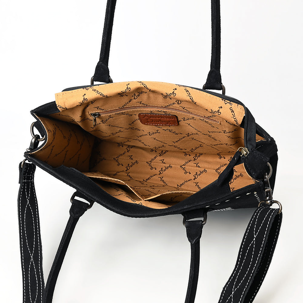 American Darling Tote Genuine Suede Leather Women Bag Western Handbag Purse