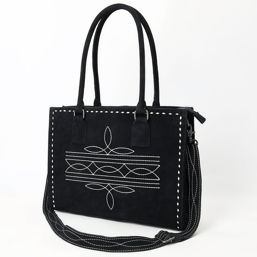American Darling Tote Genuine Suede Leather Women Bag Western Handbag Purse | Travel Bags College Casual