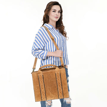 American Darling Tote Genuine Suede Leather women bag western handbag purse