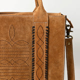 American Darling Tote Genuine Suede Leather women bag western handbag purse