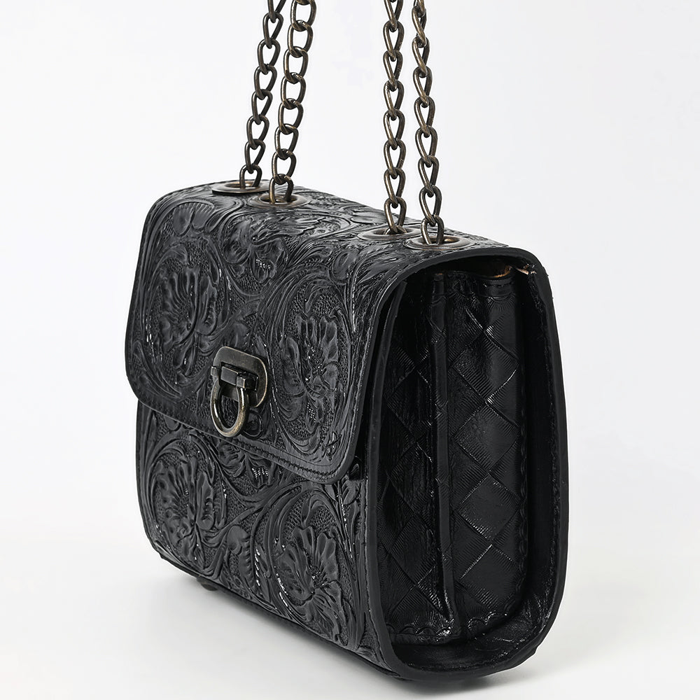 American Darling Adbg1560 Small Crossbody Hand Tooled Genuine Leather Women Bag Western Handbag Purse