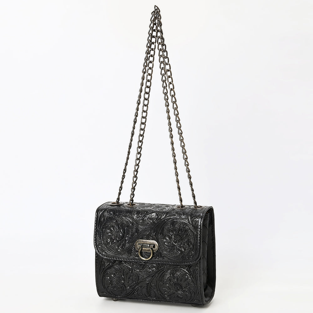 American Darling Adbg1560 Small Crossbody Hand Tooled Genuine Leather Women Bag Western Handbag Purse