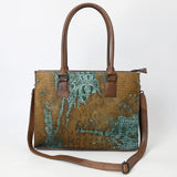 American Darling Tote Crocodile Embossed Genuine Leather Women Bag Western Handbag Purse
