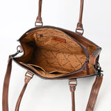 American Darling Tote Crocodile Embossed Genuine Leather Women Bag Western Handbag Purse