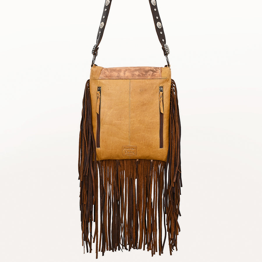 American Darling Messenger Genuine Leather Women Bag Western Handbag Purse | for Cute