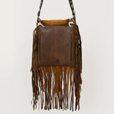 American Darling Crossbody Hair On Genuine Leather Women Bag Western Handbag Purse | for Cute