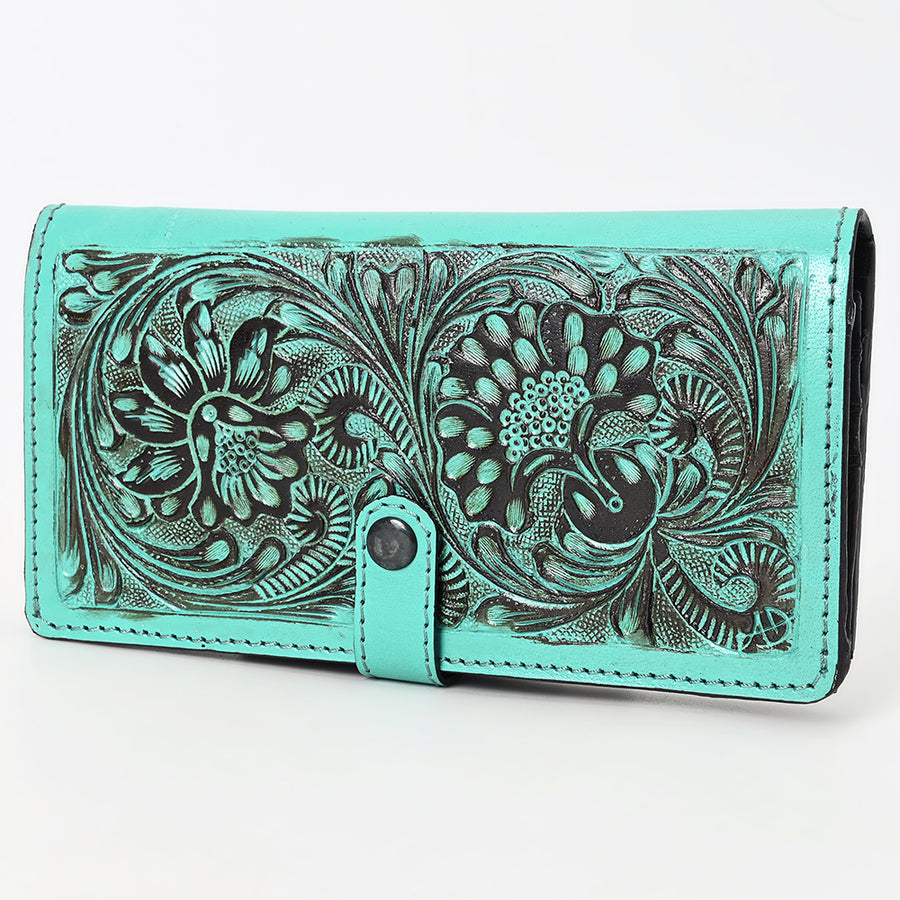 American Darling Clutch Beautifully Hand Tooled Genuine Leather women bag western handbag purse