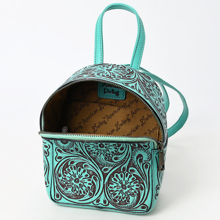 American Darling Backpack Hand Tooled Genuine Leather Women's Bag Western Handbag Purse
