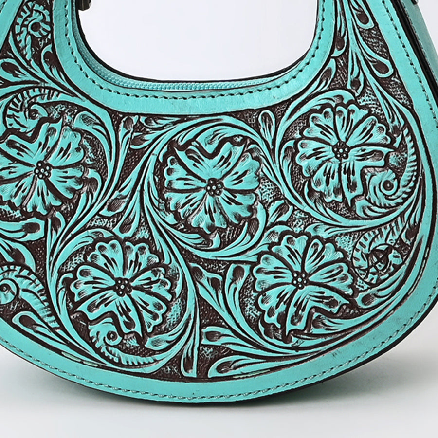 American Darling Wallet Beautifully Hand Tooled Genuine Leather Women Bag Western Handbag Purse | Crossbody Bags