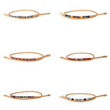 5 Ft Hilason Western Horse Beautiful Beaded Overlay American Leather Whip Tan