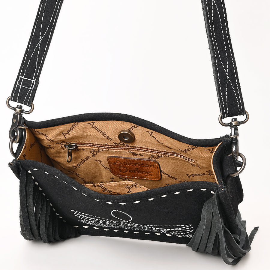 American Darling Cross Body Full Grain Genuine Leather Women Bag Western Handbag Purse | Crossbody for Cute