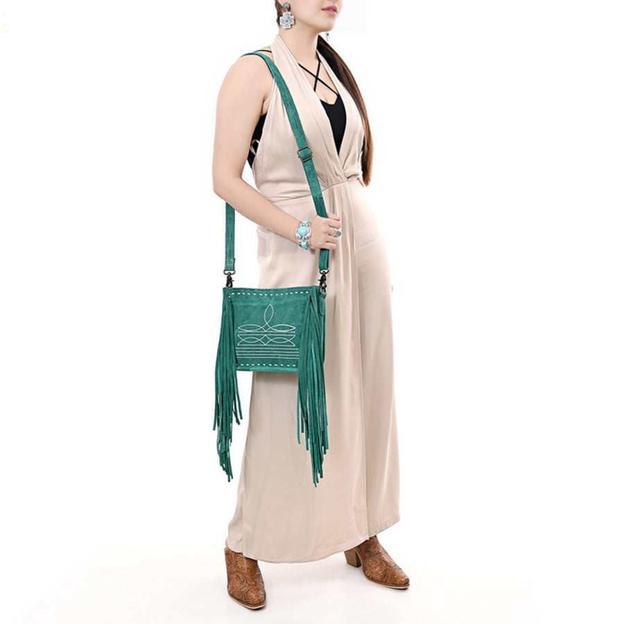 American Darling Cross Body Full Grain Genuine Leather Women Bag Western Handbag Purse | Crossbody for Cute