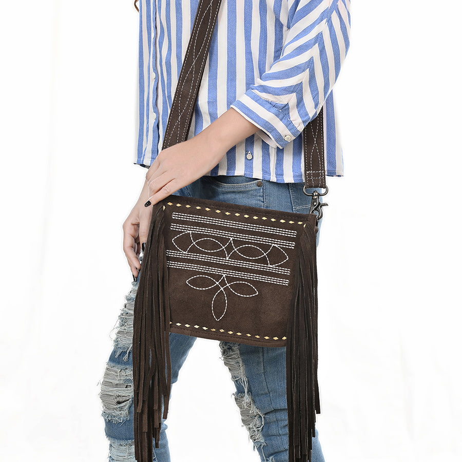American Darling Cross Body Full Grain Genuine Leather Women Bag Western Handbag Purse | Crossbody for Cute