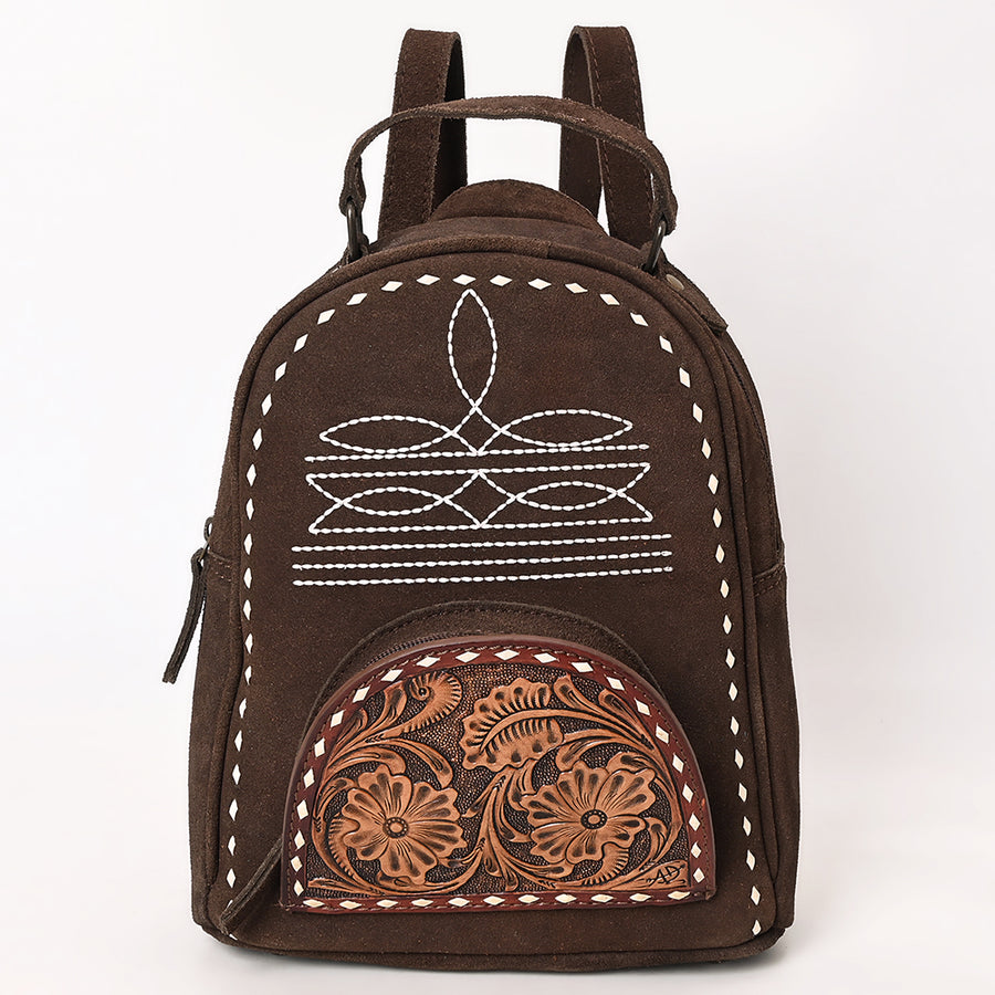 American Darling Backpack Hand Tooled Genuine Leather Women's Bag Western Handbag Purse | for Women Cute