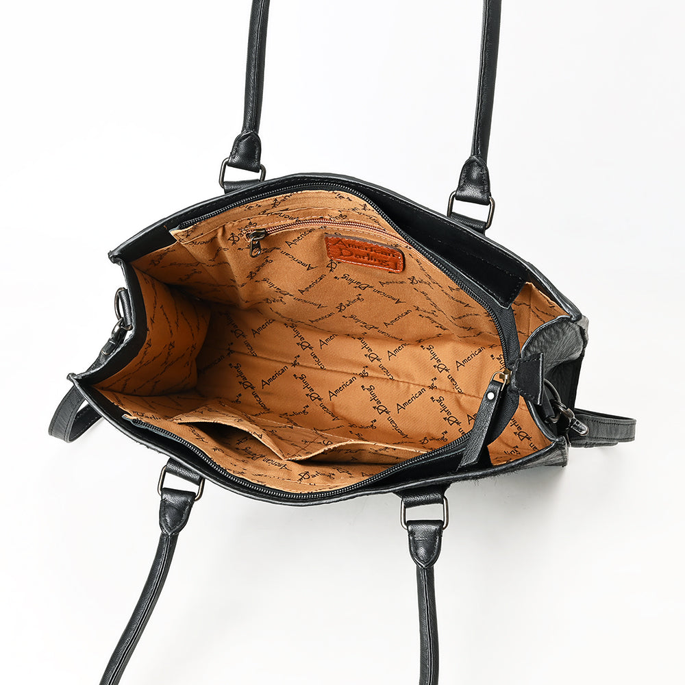 American Darling Tote Crocodile Embossed Genuine Leather Women Bag Western Handbag Purse