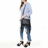 American Darling Cross Body I Crocodile Embossed Genuine Leather Women Bag Western Handbag Purse