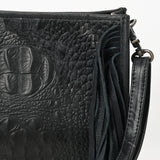 American Darling Cross Body I Crocodile Embossed Genuine Leather Women Bag Western Handbag Purse