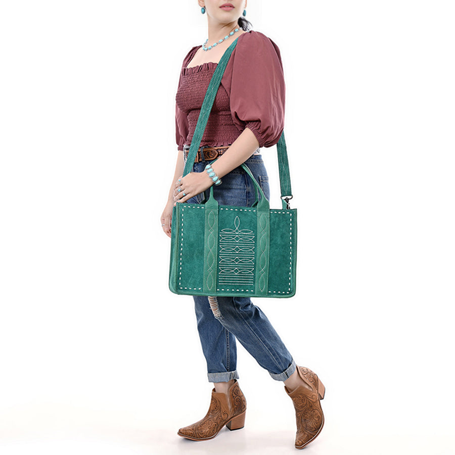 American Darling Tote Full Grain Genuine Leather Western Women Bag Handbag Purse | Travel Bags College Casual