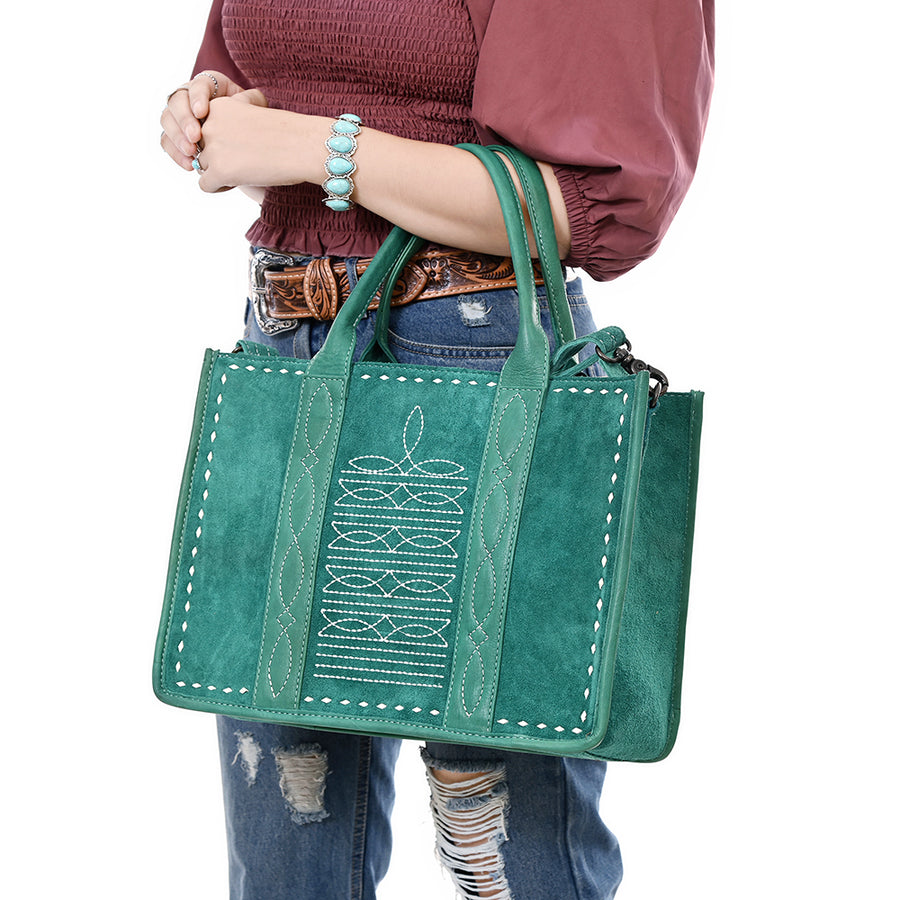 American Darling Tote Full Grain Genuine Leather Western Women Bag Handbag Purse | Travel Bags College Casual