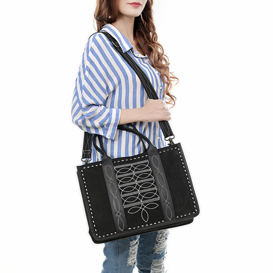 American Darling Tote Full Grain Genuine Leather Western Women Bag Handbag Purse | Travel Bags College Casual