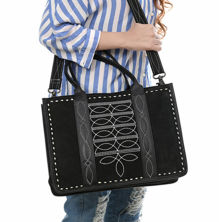 American Darling Tote Full Grain Genuine Leather Western Women Bag Handbag Purse | Travel Bags College Casual