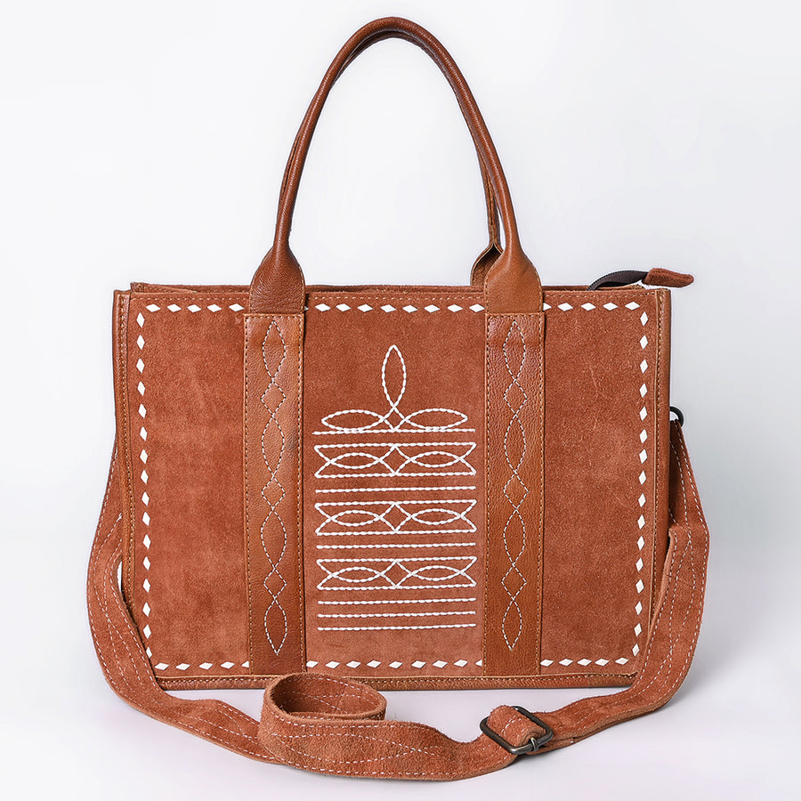 American Darling Tote Full Grain Genuine Leather Western Women Bag Handbag Purse | Travel Bags College Casual
