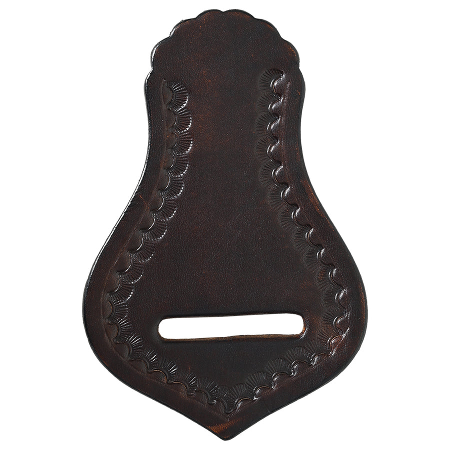 Hilason Western Horse Saddle Repair cinch Genuine Leather Girth Holder brown - Uhorse