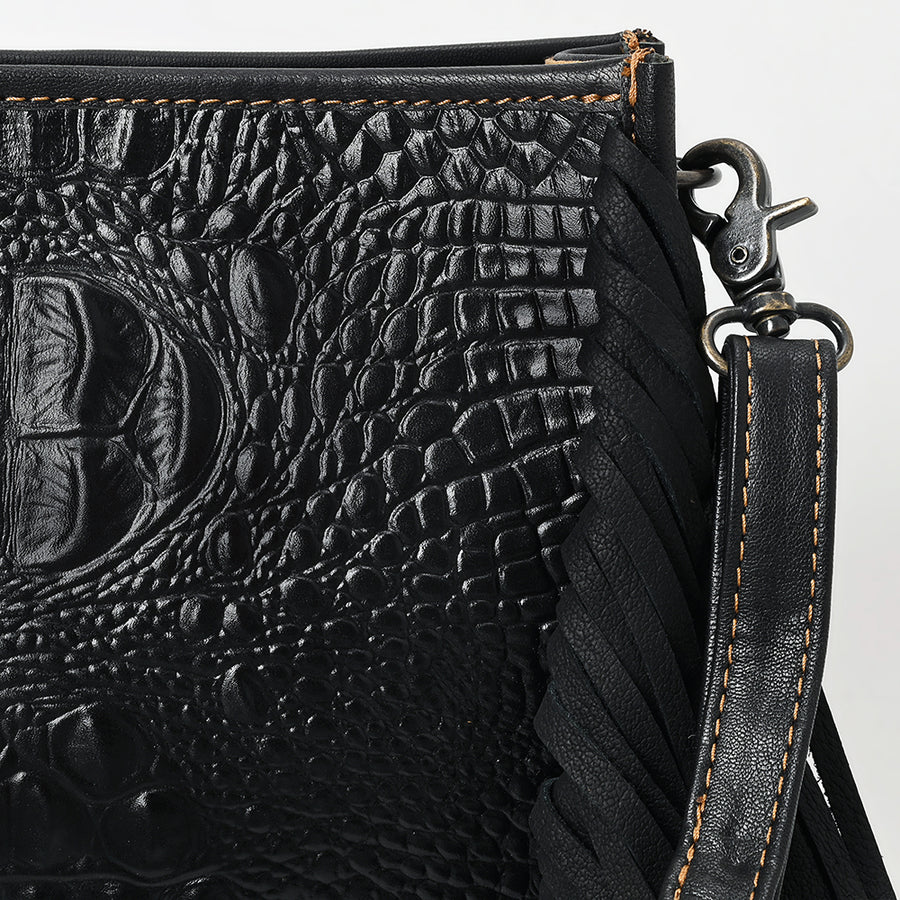 American Darling Small Crossbody crocodile leather Full Grain Genuine Western Women Bag Handbag Purse | for Cute