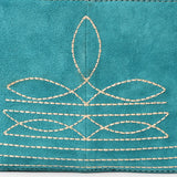 American Darling Jewelry Case Suede Hand Tooled Genuine Leather Women Bag Western Handbag Purse |