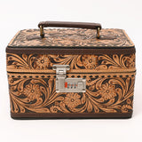 American Darling Jewelry Case Hand Tooled Genuine Leather Women Bag Western Handbag Purse | Organizer