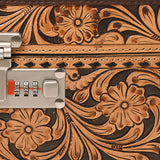 American Darling Jewelry Case Hand Tooled Genuine Leather Women Bag Western Handbag Purse | Organizer