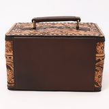 American Darling Jewelry Case Hand Tooled Genuine Leather Women Bag Western Handbag Purse | Organizer