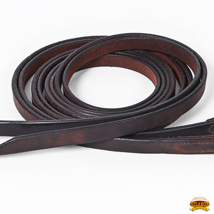 HILASON Western Genuine Leather Horse Split Reins | Riding-Reins Reining-Reins Heavy-Duty-Rein