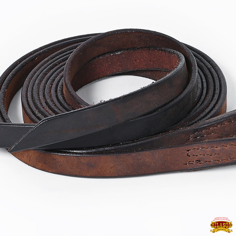 HILASON Western Genuine Leather Horse Split Reins | Riding-Reins Reining-Reins Heavy-Duty-Rein