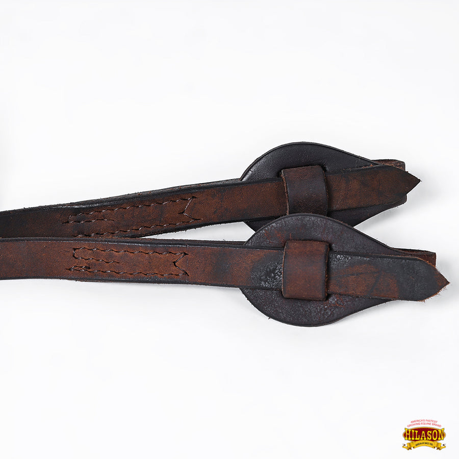 HILASON Western Genuine Leather Horse Split Reins | Riding-Reins Reining-Reins Heavy-Duty-Rein